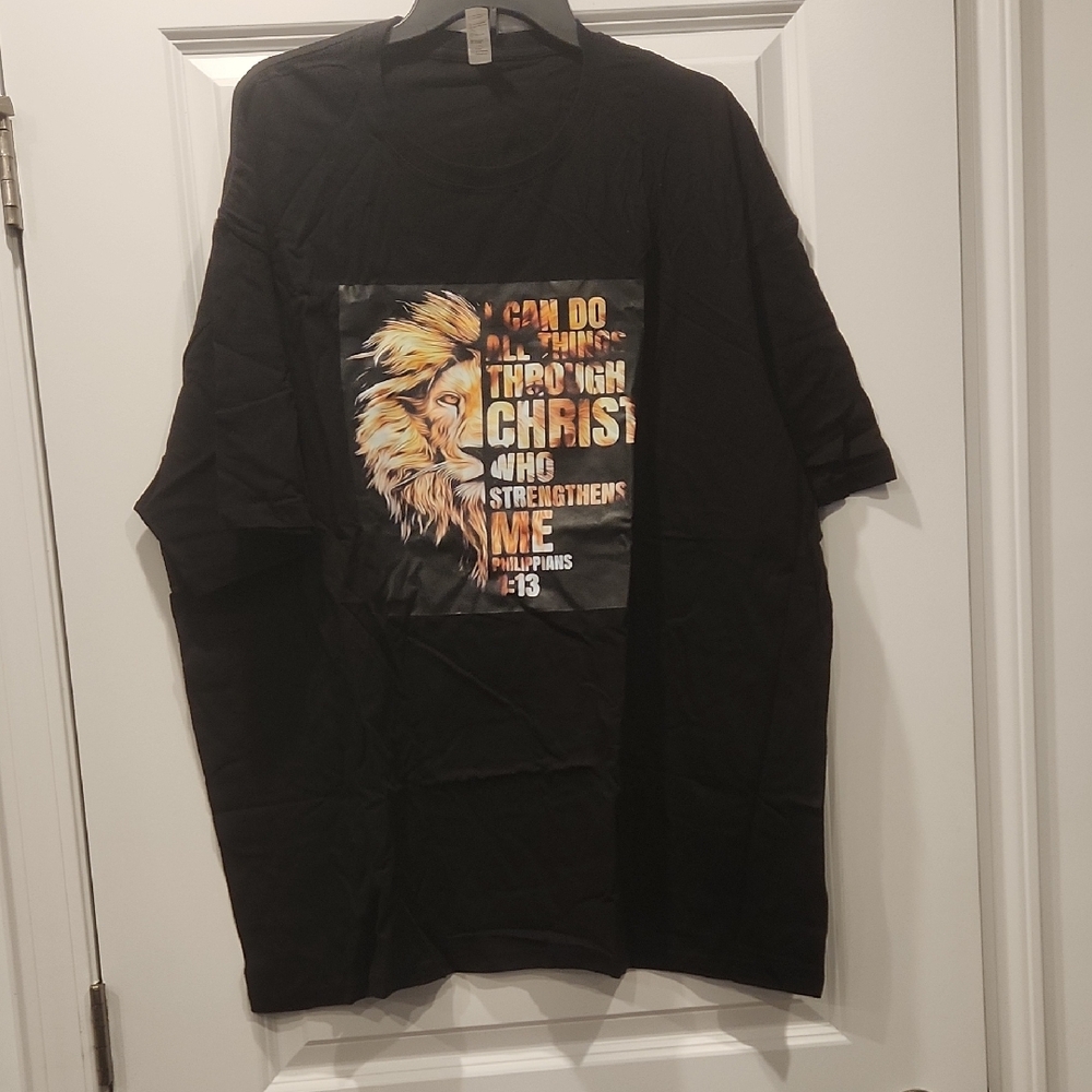 Black Graphic Men's T-Shirt‎